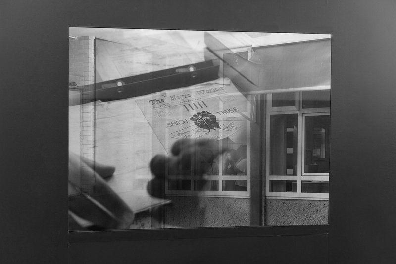 <em>Images Letters Stones,&nbsp;</em>Wendelein van Oldenborgh &copy; Chicago Architecture Biennial / Cory Dewald, 2019