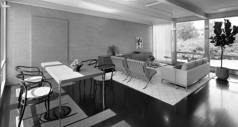 Installation view of McCormick House: 1952 &ndash; 1959 curated by Robert Kleinschmidt and Ryan Monteleagre. Photo by James Prinz